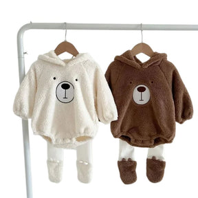 Conjunto Bebê Macacão e Body de Ursinho Conjunto Bebê Macacão e Body de Ursinho Loja do Bambino 