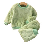 Conjunto Blusa Calça Lã Infantil Conjunto Blusa Calça Lã Infantil Loja do Bambino 