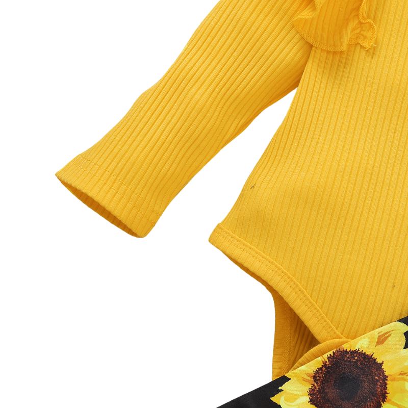 Conjunto Girassol Recém-Nascido Bambino Conjunto Girassol Recém-Nascido Bambino Loja do Bambino 