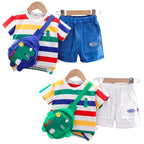 Conjunto Infantil Masculino Dinossauro - Bag Infantil de Brinde Conjunto Infantil Masculino Dinossauro - Bag Infantil de Brinde Loja do Bambino 