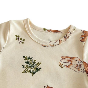 Conjunto Infantil Unissex com Estampa de Animais Conjunto Infantil Unissex com Estampa de Animais Loja do Bambino 