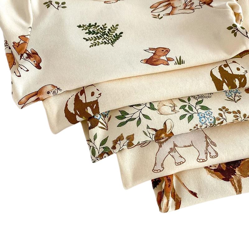 Conjunto Infantil Unissex com Estampa de Animais Conjunto Infantil Unissex com Estampa de Animais Loja do Bambino 