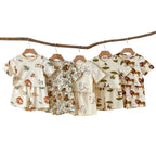 Conjunto Infantil Unissex com Estampa de Animais Conjunto Infantil Unissex com Estampa de Animais Loja do Bambino 