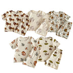 Conjunto Infantil Unissex com Estampa de Animais Conjunto Infantil Unissex com Estampa de Animais Loja do Bambino 