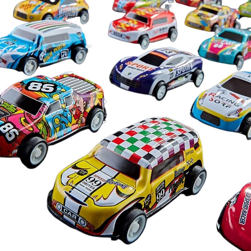 Conjunto Mini Carrinhos de Friccção de Corrida Conjunto Mini Carrinhos de Alta Pressão de Corrida Loja do Bambino 