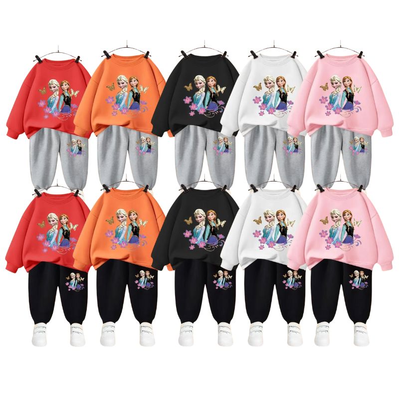 Conjunto Moletom Frozen Infantil Conjunto Moletom Frozen Infantil Loja do Bambino 