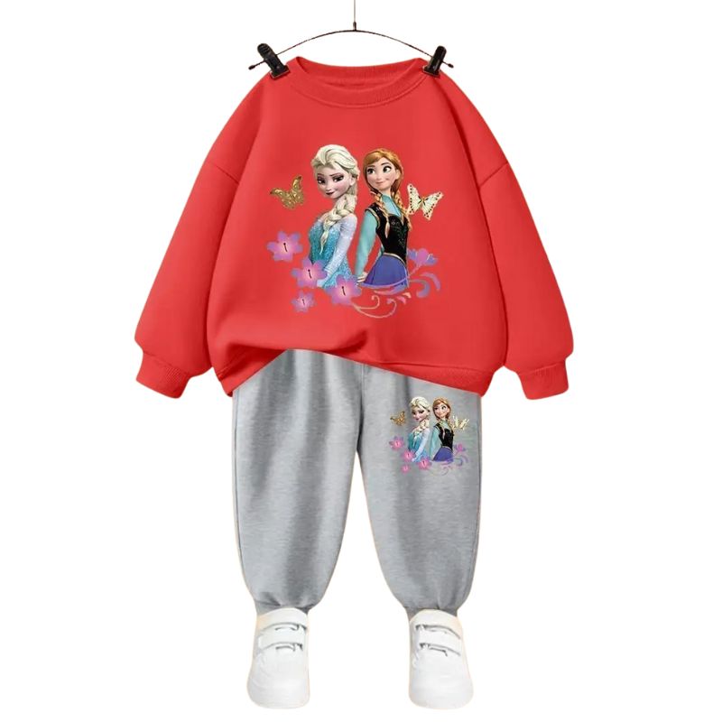 Conjunto Moletom Frozen Infantil Conjunto Moletom Frozen Infantil Loja do Bambino Modelo 08 90 