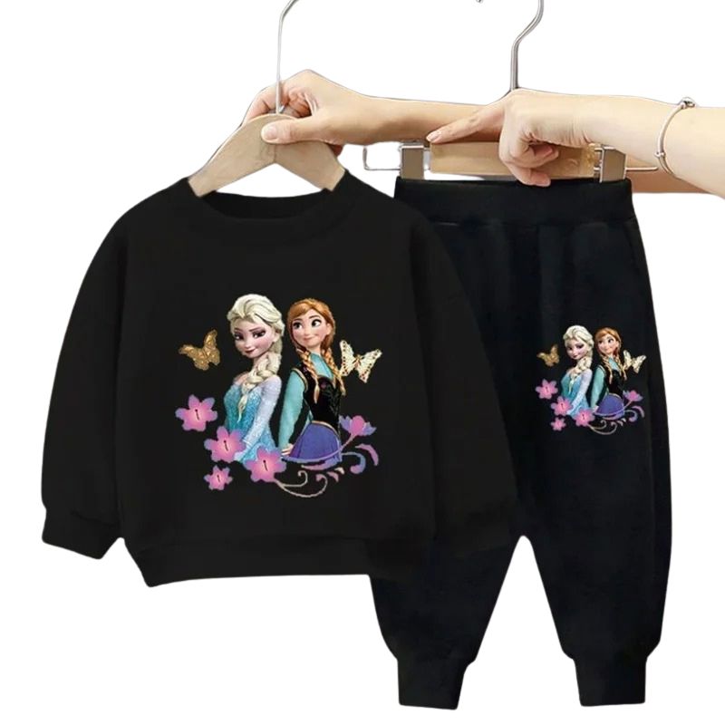 Conjunto Moletom Frozen Infantil Conjunto Moletom Frozen Infantil Loja do Bambino 