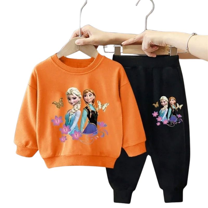 Conjunto Moletom Frozen Infantil Conjunto Moletom Frozen Infantil Loja do Bambino 