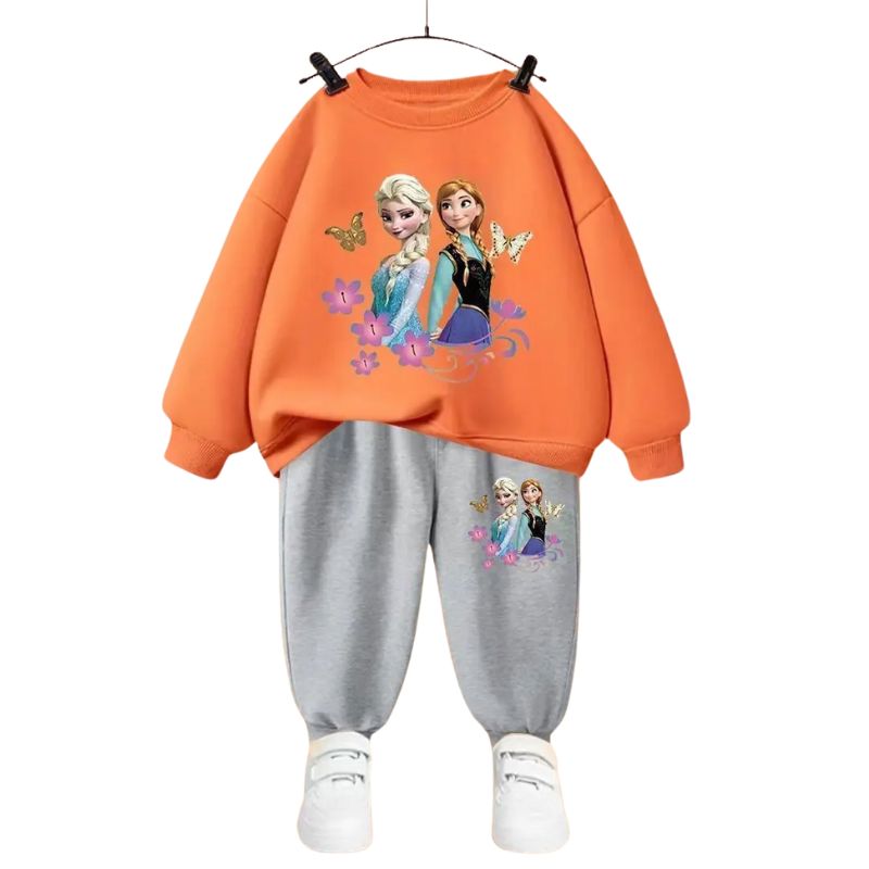 Conjunto Moletom Frozen Infantil Conjunto Moletom Frozen Infantil Loja do Bambino Modelo 10 90 