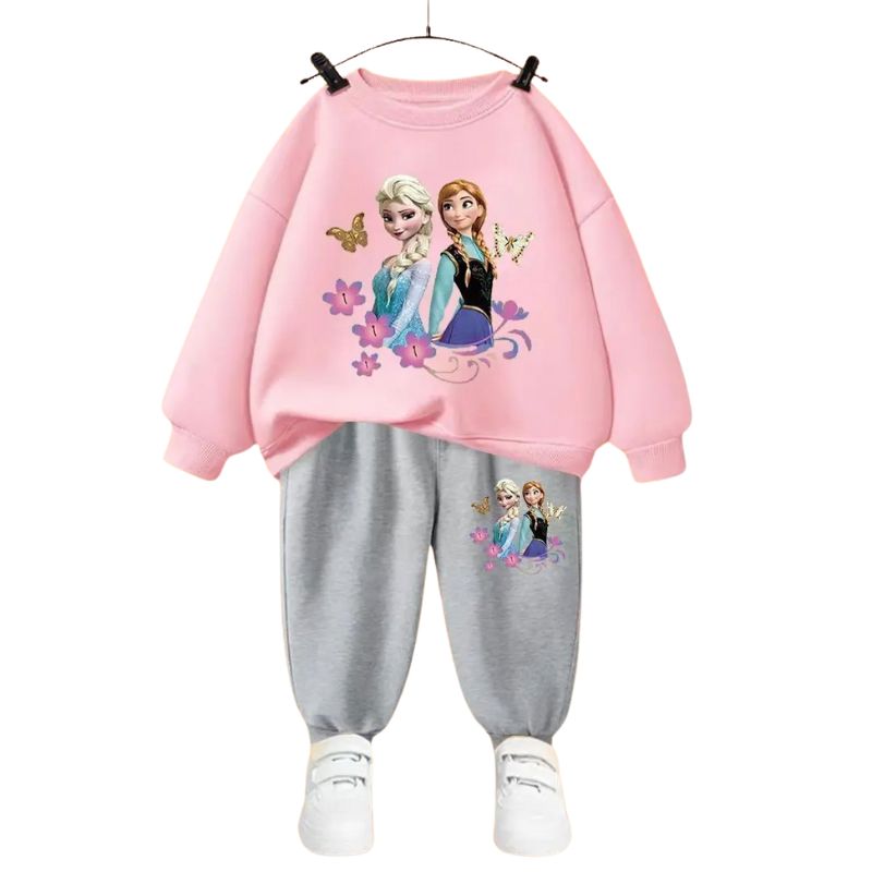 Conjunto Moletom Frozen Infantil Conjunto Moletom Frozen Infantil Loja do Bambino Modelo 06 90 