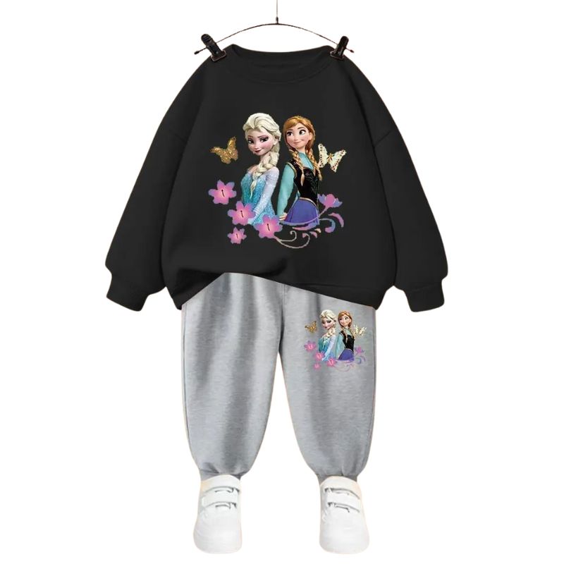Conjunto Moletom Frozen Infantil Conjunto Moletom Frozen Infantil Loja do Bambino Modelo 07 90 