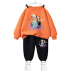 Conjunto Moletom Frozen Infantil Conjunto Moletom Frozen Infantil Loja do Bambino Modelo 05 90 