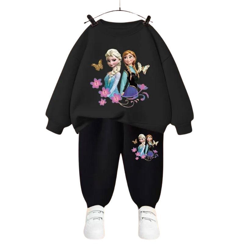 Conjunto Moletom Frozen Infantil Conjunto Moletom Frozen Infantil Loja do Bambino Modelo 02 90 