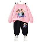 Conjunto Moletom Frozen Infantil Conjunto Moletom Frozen Infantil Loja do Bambino Modelo 01 90 