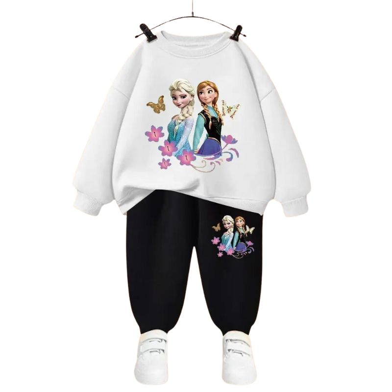 Conjunto Moletom Frozen Infantil Conjunto Moletom Frozen Infantil Loja do Bambino Modelo 04 90 