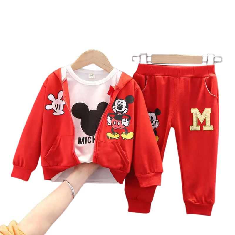 Conjunto Moletom Infantil 3 Peças Mickey Conjunto Moletom Infantil 3 Peças Mickey Loja do Bambino 