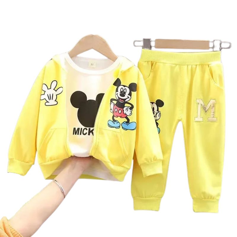 Conjunto Moletom Infantil 3 Peças Mickey Conjunto Moletom Infantil 3 Peças Mickey Loja do Bambino 