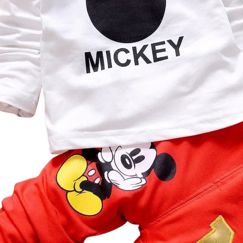 Conjunto Moletom Infantil 3 Peças Mickey Conjunto Moletom Infantil 3 Peças Mickey Loja do Bambino 