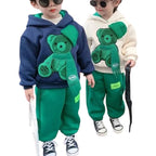 Conjunto Moletom Infantil Bordado de Ursinho Conjunto Moletom Infantil Bordado de Ursinho Loja do Bambino 