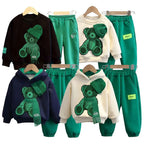 Conjunto Moletom Infantil Bordado de Ursinho Conjunto Moletom Infantil Bordado de Ursinho Loja do Bambino 