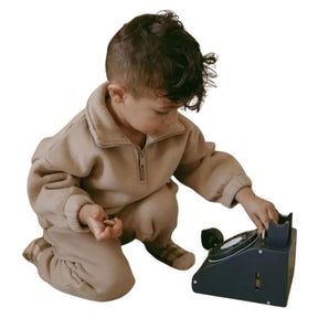Conjunto Moletom Infantil Gola Alta com Zíper Conjunto Moletom Infantil Gola Alta com Zíper Loja do Bambino 