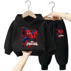Conjunto Moletom Infantil Homem-Aranha com Capuz Conjunto Moletom Infantil Homem-Aranha com Capuz Loja do Bambino Preto e Preto 90 