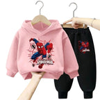 Conjunto Moletom Infantil Homem-Aranha com Capuz Conjunto Moletom Infantil Homem-Aranha com Capuz Loja do Bambino Rosa e Preto 90 