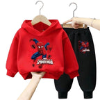 Conjunto Moletom Infantil Homem-Aranha com Capuz Conjunto Moletom Infantil Homem-Aranha com Capuz Loja do Bambino Vermelho e Preto 90 
