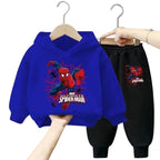 Conjunto Moletom Infantil Homem-Aranha com Capuz Conjunto Moletom Infantil Homem-Aranha com Capuz Loja do Bambino Azul e Preto 90 