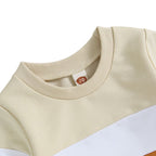 Conjunto Moletom Infantil Listrado Unissex Conjunto Moletom Infantil Listrado Unissex Loja do Bambino 