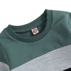 Conjunto Moletom Infantil Listrado Unissex Conjunto Moletom Infantil Listrado Unissex Loja do Bambino 