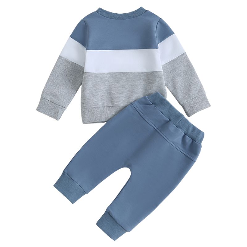 Conjunto Moletom Infantil Listrado Unissex Conjunto Moletom Infantil Listrado Unissex Loja do Bambino 