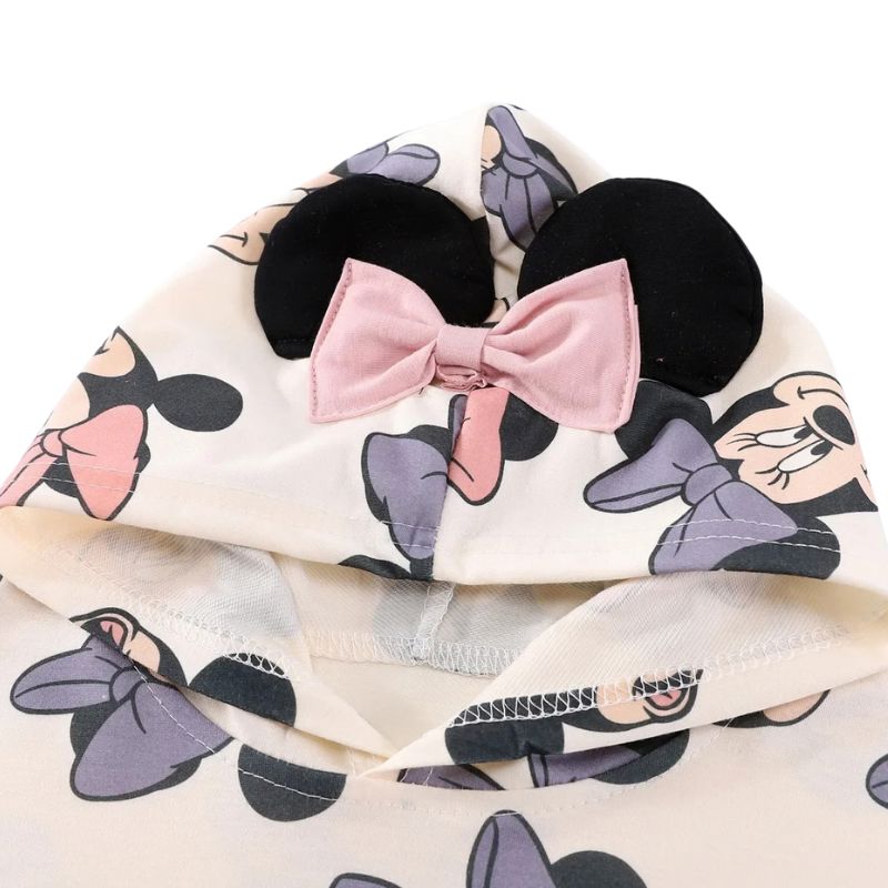 Conjunto Moletom Infantil Minnie com Capuz Conjunto Moletom Infantil Minnie com Capuz Loja do Bambino 