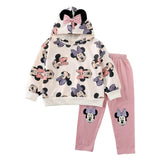 Conjunto Moletom Infantil Minnie com Capuz