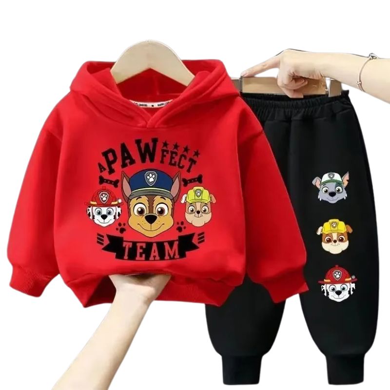 Conjunto Moletom Patrulha Canina Infantil Conjunto Moletom Patrulha Canina Infantil Loja do Bambino Vermelho 90 