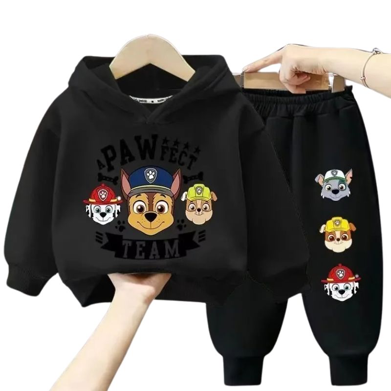 Conjunto Moletom Patrulha Canina Infantil Conjunto Moletom Patrulha Canina Infantil Loja do Bambino Preto 90 
