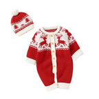 Conjunto Natalino Bebê Bambino - Macacão e Touca Conjunto Natalino Infantil Bambino - Macacão e Touca Loja do Bambino 