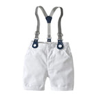 Conjunto Terno Infantil com Boina Summer Boy Conjunto Terno Infantil com Boina SummerBoy Loja do Bambino 