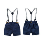 Conjunto Terno Infantil com Boina Summer Boy Conjunto Terno Infantil com Boina SummerBoy Loja do Bambino 