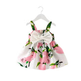 Vestido Princesa sem Mangas - Bebês de 0 a 2 Anos Vestido Princesa sem Mangas - Bebês de 0 a 2 Anos Loja do Bambino Rosa 0 a 6 meses 