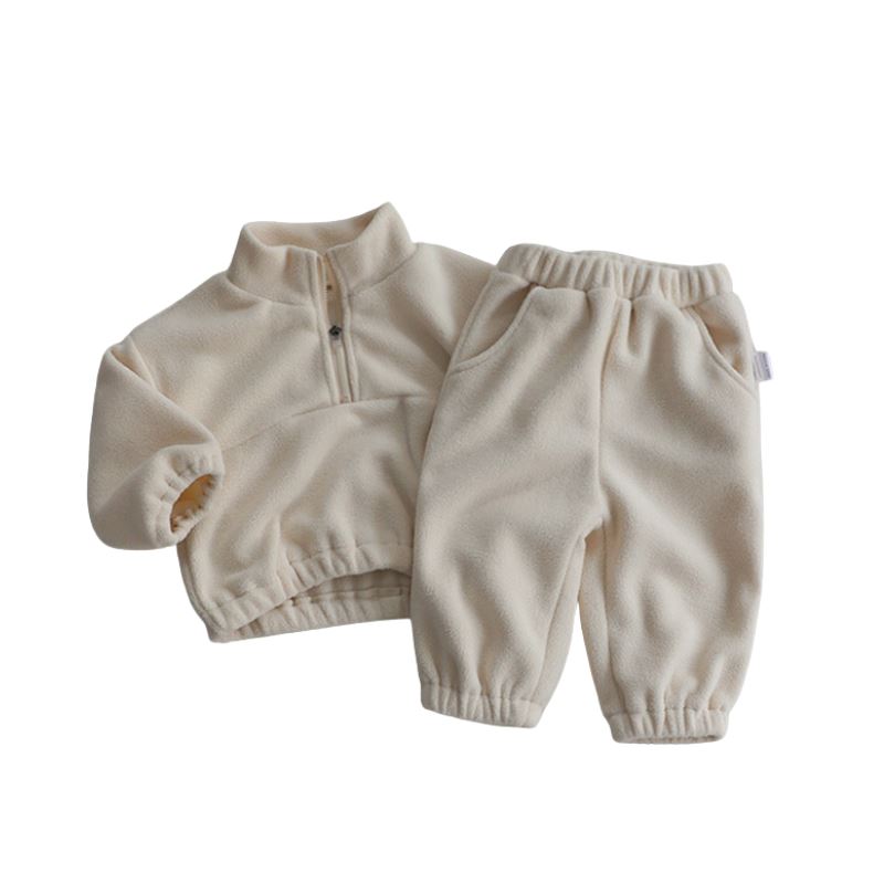 Conjunto Infantil Inverno Conjunto Infantil Inverno Loja do Bambino Bege 6 - 9 Meses 