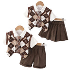 Conjunto Infantil de Verão Menina e Menino High School Conjunto Infantil de Verão Menina e Menino High School Loja do Bambino 