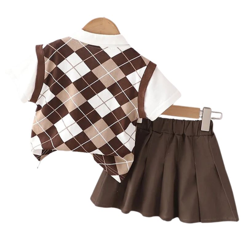 Conjunto Infantil de Verão Menina e Menino High School Conjunto Infantil de Verão Menina e Menino High School Loja do Bambino 