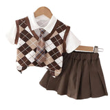 Conjunto Infantil de Verão Menina e Menino High School