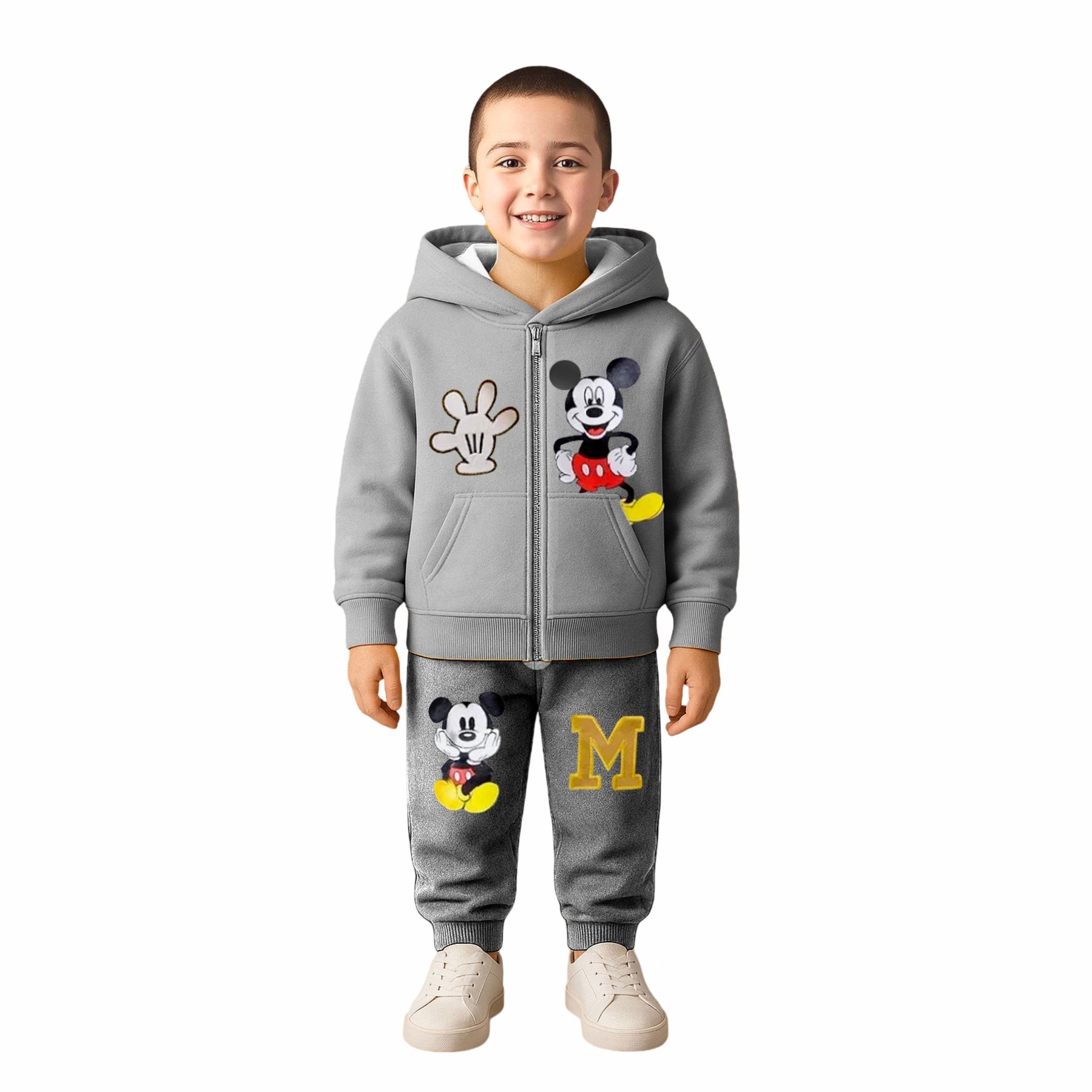 Conjunto Moletom Infantil 3 Peças Mickey Conjunto Moletom Infantil 3 Peças Mickey Loja do Bambino 