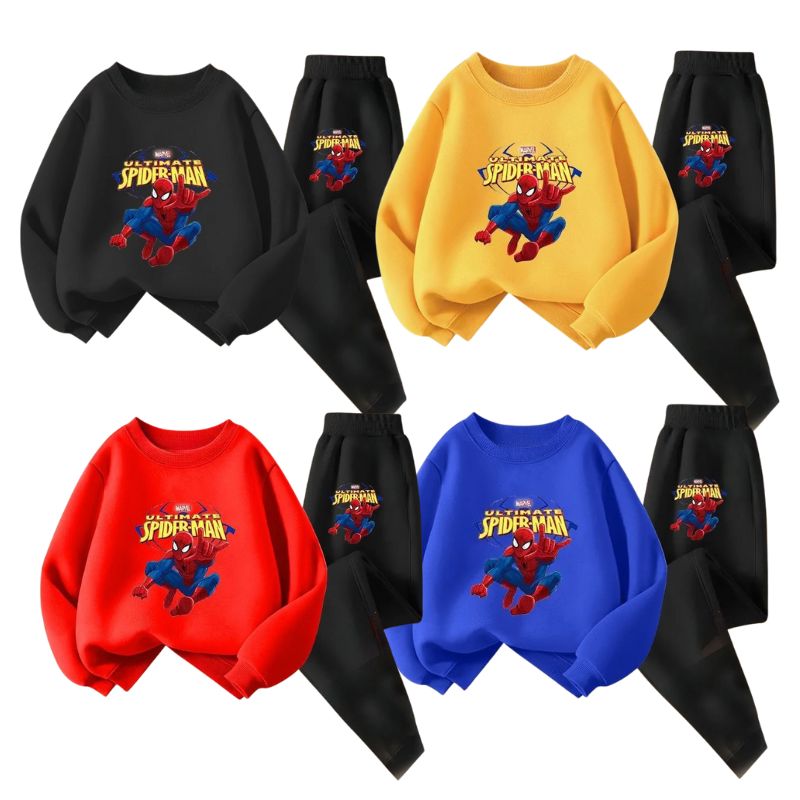 Conjunto Moletom Infantil Homem-Aranha Conjunto Moletom Infantil Homem-Aranha Loja do Bambino 