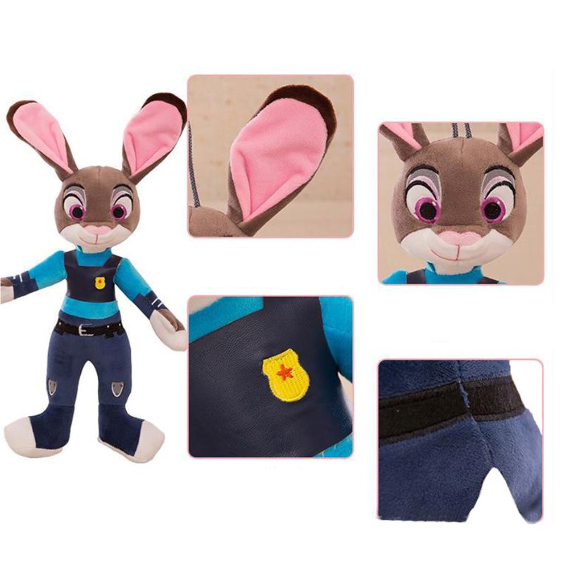 Conjunto Pelúcia Zootopia Nick Raposa e Judy Coelha Conjunto Pelúcia Zootopia Nick Raposa e Judy Coelha Loja do Bambino 