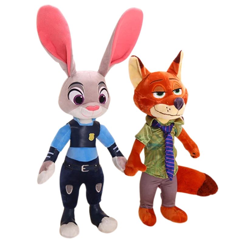 Conjunto Pelúcia Zootopia Nick Raposa e Judy Coelha Conjunto Pelúcia Zootopia Nick Raposa e Judy Coelha Loja do Bambino 