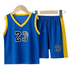 Conjunto de Basquete Infantil para o Verão - Conjunto com até 4 Unidades Conjunto de Basquete Infantil para o Verão - Conjunto com até 4 Unidades Loja do Bambino Azul 100 